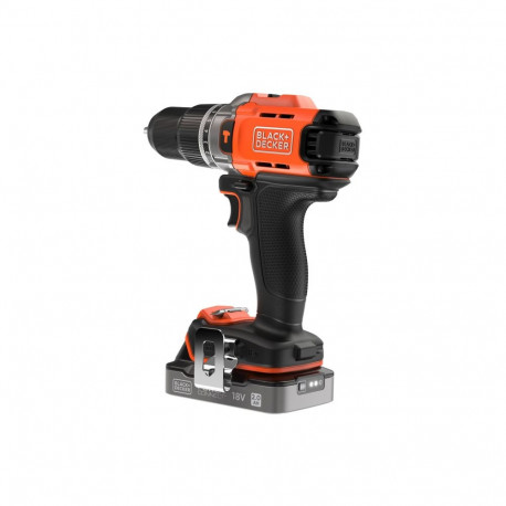 Black & Decker 18V puurtrell koos 2x2,0 Ah akudega | BCD383D2XK-QW