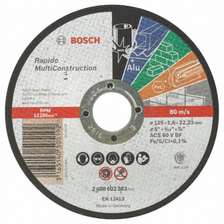 Bosch Cutting disc MultiConstruction125mm