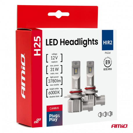 LED pirnid H25 HIR2 9012 12 V 31 W