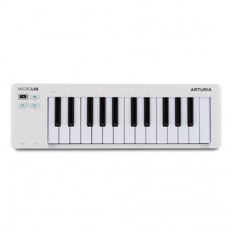 Arturia MicroLab mk3 MIDI keyboard 25 keys USB White