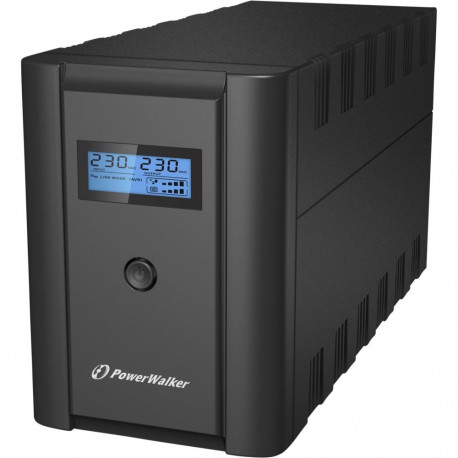 PowerWalker VI 2200 LCD/IEC uninterruptible power supply (UPS) Line-Interactive 2.2 kVA 1200 W 6 AC 