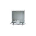 Techly ICRLIM10 rack cabinet 1U Wall mounted rack Grey