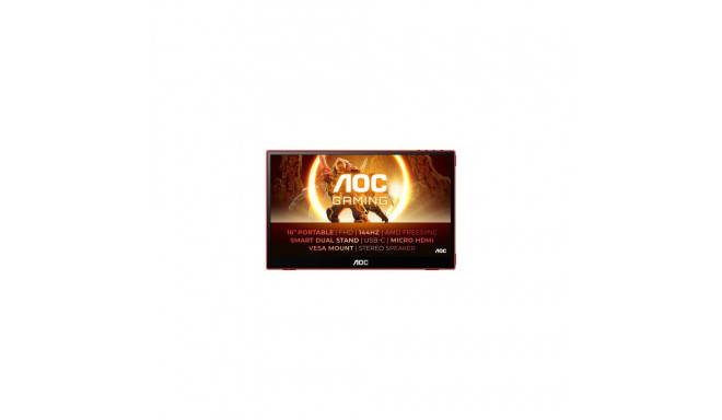 AOC 16G3 portable TV/monitor Portable monitor Black, Red 39.6 cm (15.6&quot;) TFT 1920 x 1080 pi