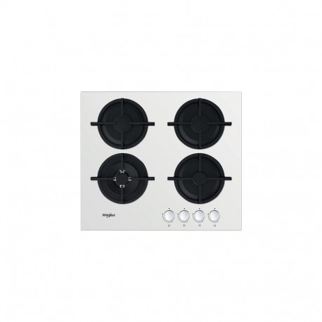 Whirlpool AKT 625/WH Black, White Built-in 60 cm Gas 4 zone(s)