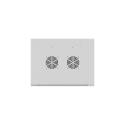 Wall-Mount rack cabinet 19 inches 4U 600x450, perforated door (Flat Pack) grey