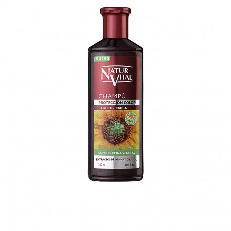 NATUR VITAL CHAMPÚ COLOR caoba 300 ml