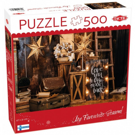 Puzzle 500 elementów Świąteczne dekoracje