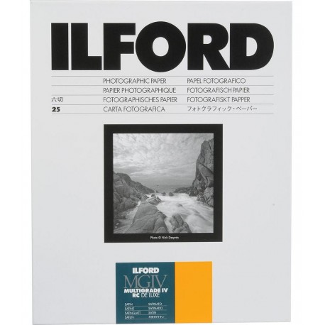 Ilford papīrs 17,8x24cm MGIV 25M satīna 25 lapas (1772018)
