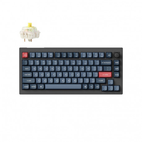 Keychron Keyboard V1 Max 75% Mechanical Keyboard / Banana Switch
