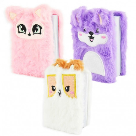 Märkmik Fluffy animal A7 karvane