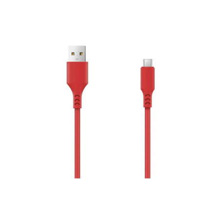 Setty kaabel USB- microUSB 1.8 m 2A punane