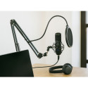 Fusion Studio USB Microphone | Podcasts | Streaming | Voice Recording + regulating Stand, Pop Filter