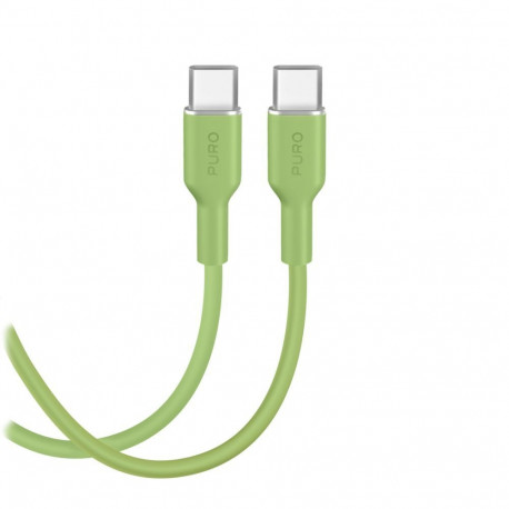 Puro Puro ICON USB-C - USB-C cable 1.5m - green