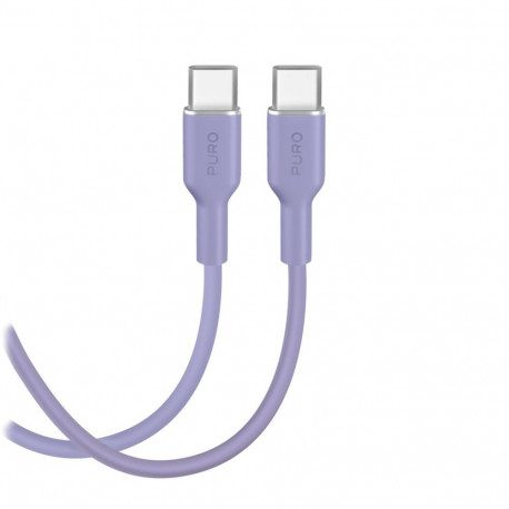 Puro Puro ICON USB-C - USB-C Cable 1.5m - Purple