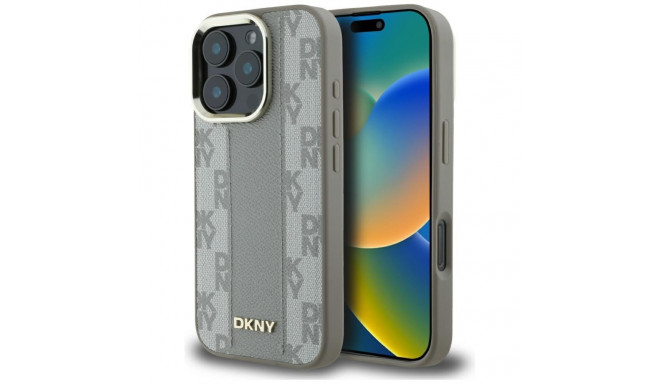 DKNY DKNY Checkered Pattern Magsafe iPhone 16 Pro Max Case - Beige