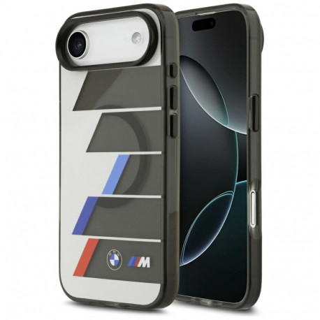 BMW BMW M IML Metal Buttons Tricolor Lines MagSafe Case for iPhone Air - Gray
