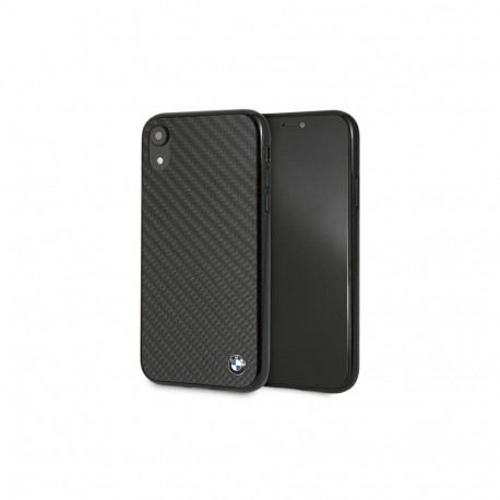 BMW BMW Siganture Carbon iPhone Xr Case - Black