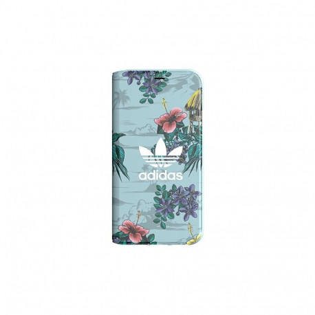 Adidas Adidas Booklet Case Floral for iPhone X / XS - Gray