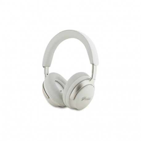 Guess Guess Bluetooth ANC Headphones GUBHC22PSFCSME Beige/Beige Metal Script Logo