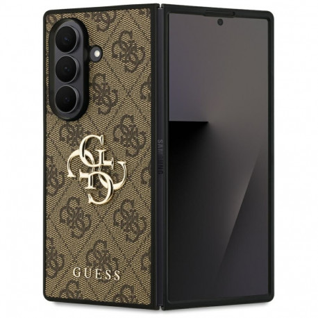 Guess Guess Big 4G Logo Classic Logo Case for Samsung Galaxy Z Fold7 - Brown