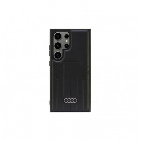 Audi Audi Synthetic Leather MagSafe S24 Ultra S928 black/black hardcase AU-TPUPCMS24U-Q5/D1-BK
