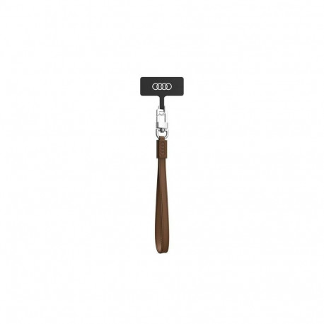 Audi Audi Crossbody Leather Universal Lanyard 28cm x 10mm - Brown
