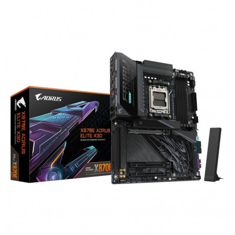 Gigabyte Mainboard||AMD X870E|Socket AM5|ATX|RAM DDR5-SDRAM|4xSlots|Wi-Fi Yes|Bluetooth Yes|4xNumber