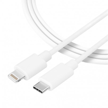 Tactical - Tactical Smooth Thread Cable USB-C/Lightning 0.3m White