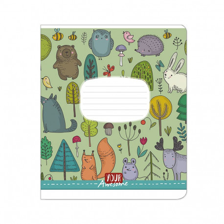 Vihik Schoolboy, 24 lehte, ruuduline, B5, 70 gsm