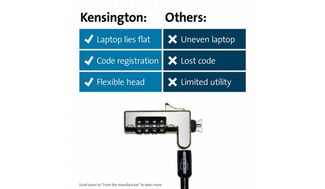 Turva-aabel Kensington K60600WW