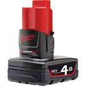 aku MILWAUKEE 12 V 4.0 Ah M12 B4