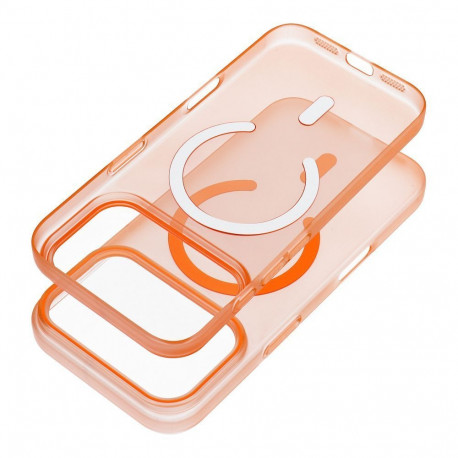 Case for iPhone 17 AIR Go Orange compatible with MagSafe orange