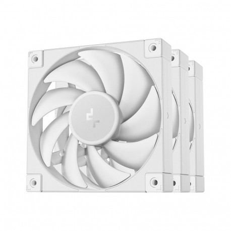 DeepCool FD12 WH 120x120x25, case fan (white, pack of 3, 120 mm)