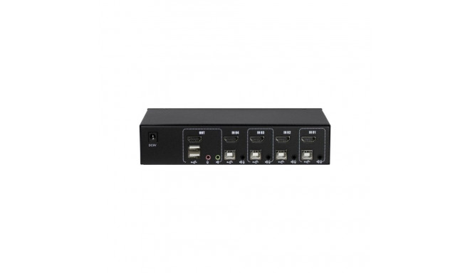 Inter-Tech KVM Switch AS-41HA HDMI, KVM switch