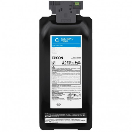Epson tindikassett SJIC48P-C ColorWorks C8000e jaoks, tsüaan