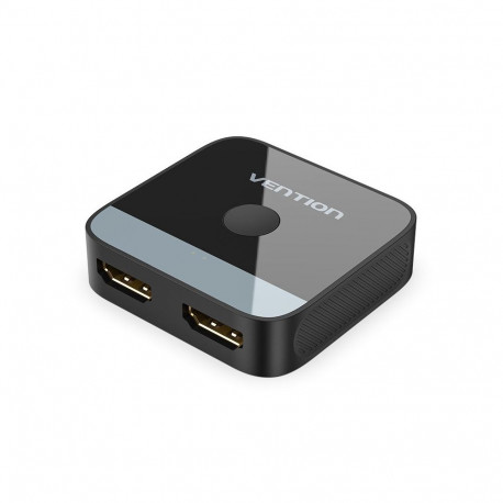 Vention 2-porti HDMI kahe suunaga 4K lüliti must ABS tüüpi