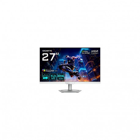 GIGABYTE M27UP ICE 27” 4K UHD Gaming Monitor - Dual Mode (4K 160Hz or FHD 320Hz), 3840 x 2160, 1ms, 