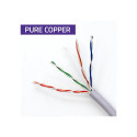 UTP patchcord cable CAT6 Copper Cu 100m grey