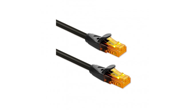 Cat6 UTP Patch Cord, 2x RJ45, 15m - Black