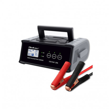 Charger 12V 24V 25A AGM GEL SLA battery LCD