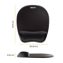 MOUSE PAD MEMORY FOAM/BLACK 9176501 FELLOWES