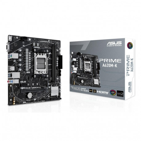 Mainboard|ASUS|AMD A620|Micro-ATX|Memory DDR5|Memory slots 2|1xPCI-Express 3.0 1x|1xPCI-Express 4.0 