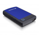 External HDD|TRANSCEND|StoreJet|1TB|USB 3.0|Colour Blue|TS1TSJ25H3B