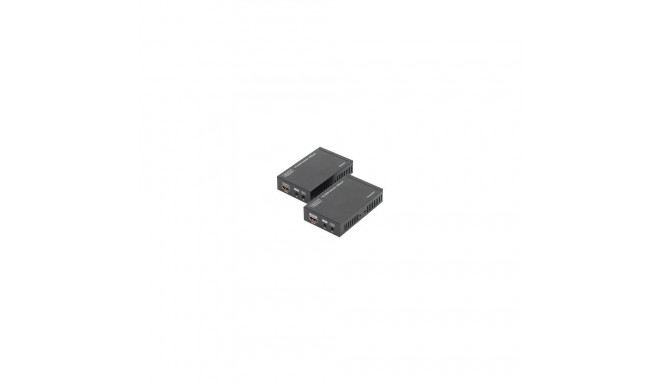 DIGITUS 4K HDMI pikendaja komplekt HDBaseT 70 m võrgu kaabli kaudu Cat 5E 6 7 UHD 4K2K/30 Hz