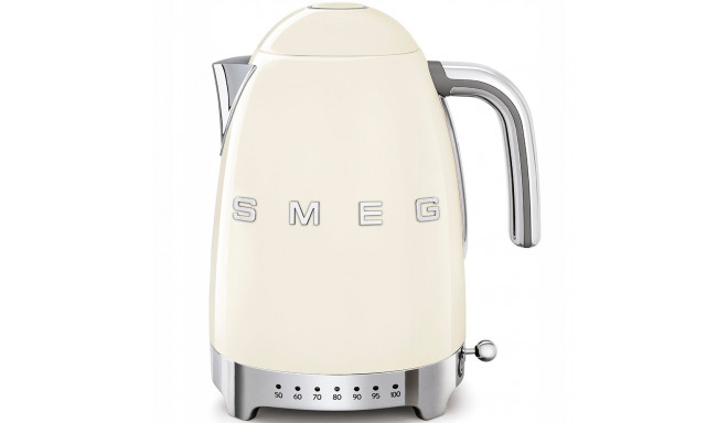 Smeg kettle KLF04CREU 1.7 L cream - 2 400 watts  temperature control