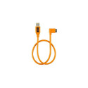 USB Cable - Tether Tools Pro USB 3.0 Micro-B Right Angle 50cm Orange