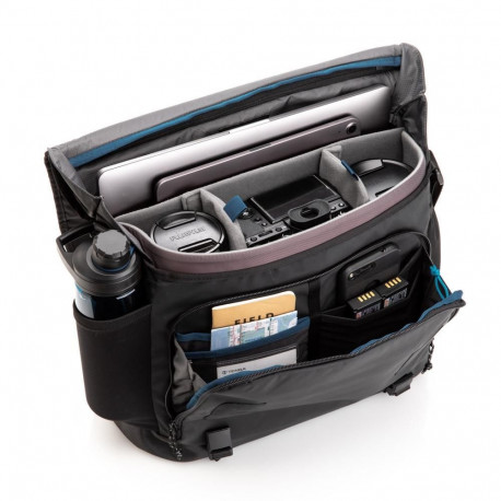 Camera Bag - Tenba DNA 16 Slim Messenger for DSLR/Mirrorless, Laptop 16", Black