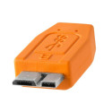 USB Cable - Tether Tools Pro USB 3.0 Micro-B 4.6m High-Visibility Orange