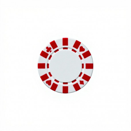 Gaming Chips - Star Poker Set 50 Pieces Red