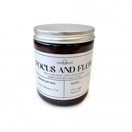 Aromatherapy Candle - Ancient Wisdom Positive Vibes (Focus and Flow)